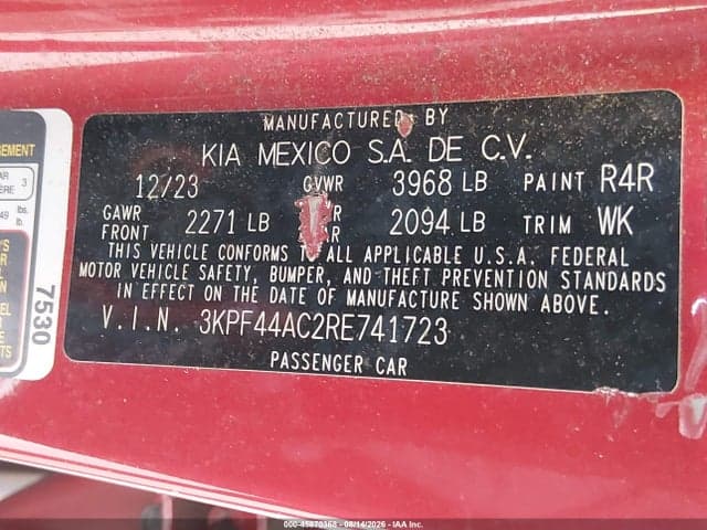 2024 KIA FORTE GT 9