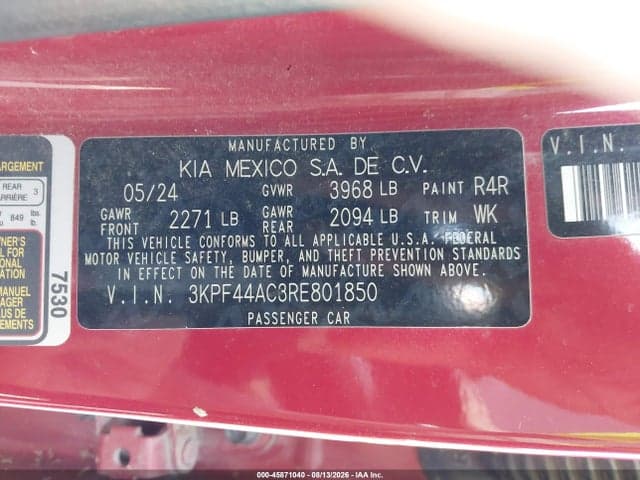 2024 KIA FORTE GT 9