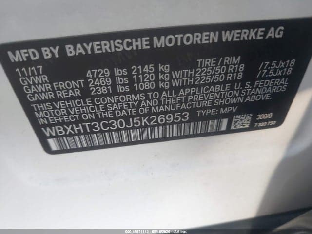2018 BMW X1 XDRIVE28I 9
