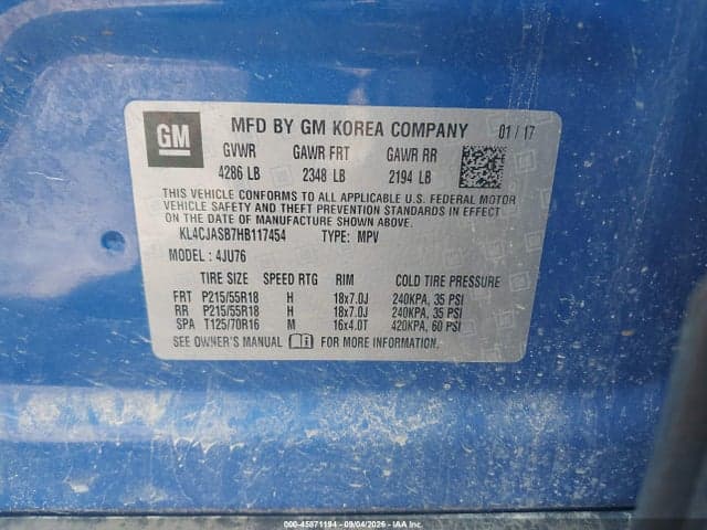 2017 BUICK ENCORE PREFERRED 7