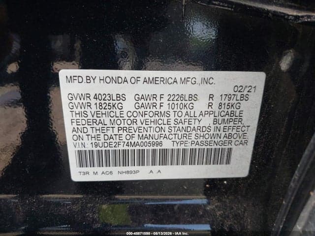 2021 ACURA ILX PREMIUM PACKAGE/TECHNOLOGY PACKAGE 9