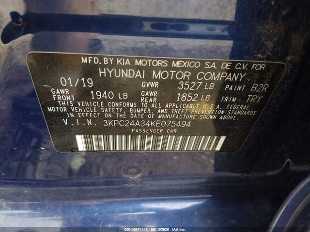 2019 HYUNDAI ACCENT SE 9