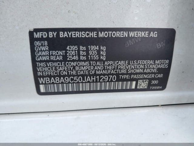 2018 BMW 320I 9