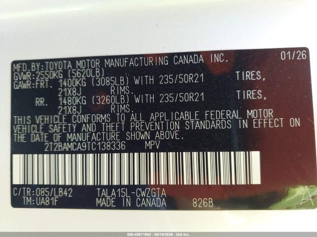 2026 LEXUS RX 350 PREMIUM+ 9