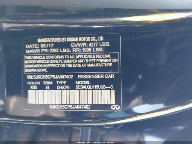 2018 INFINITI QX30 LUXURY 9