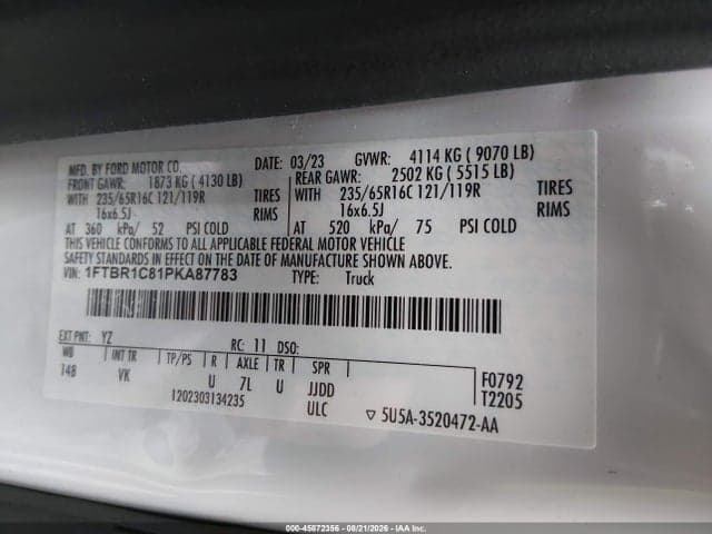 2023 FORD TRANSIT-250 9