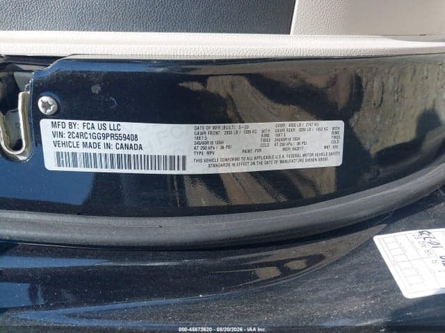 2023 CHRYSLER PACIFICA LIMITED 9