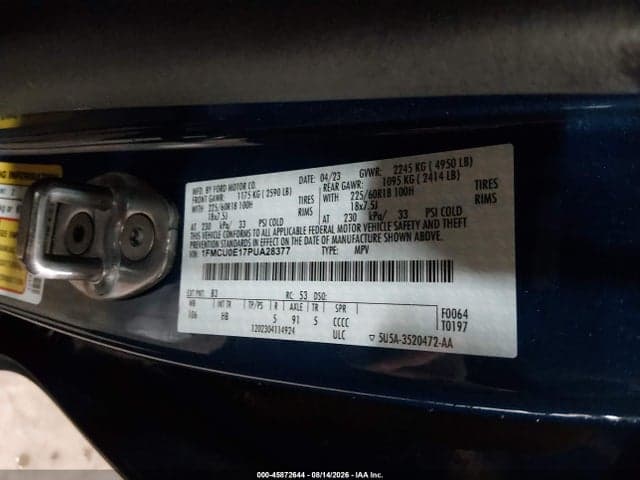 2023 FORD ESCAPE PHEV 9