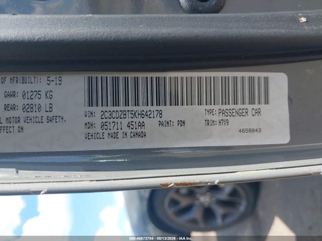 2019 DODGE CHALLENGER R/T 9