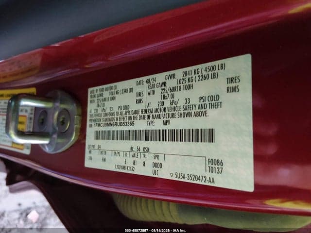 2024 FORD ESCAPE ST-LINE 9