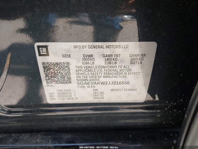 2018 BUICK ENCLAVE ESSENCE 9