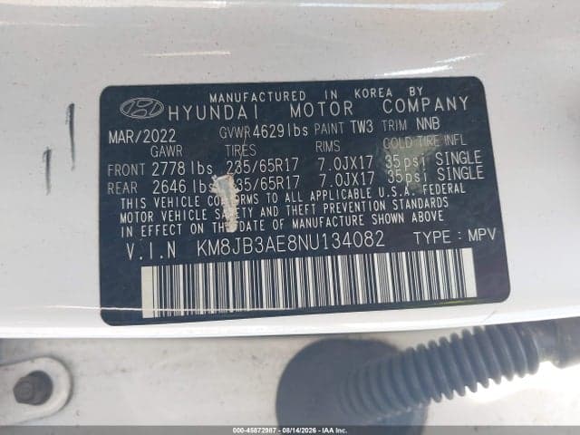 2022 HYUNDAI TUCSON SEL 9