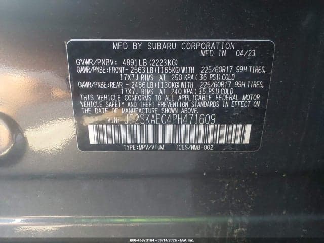 2023 SUBARU FORESTER PREMIUM 9