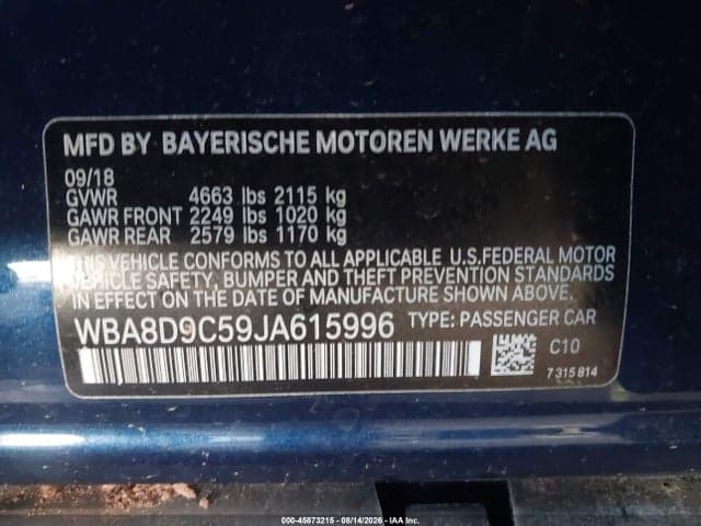 2018 BMW 330I XDRIVE 9