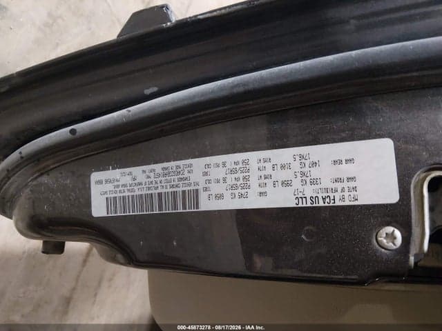 2017 DODGE GRAND CARAVAN SXT 9