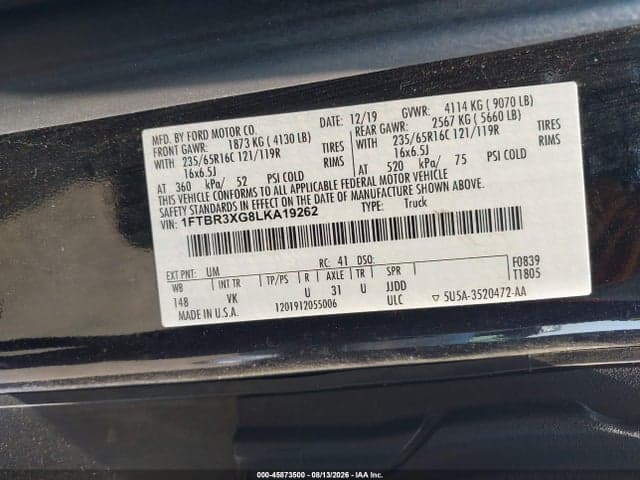 2020 FORD TRANSIT-250 CARGO VAN 9