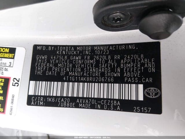 2024 TOYOTA CAMRY SE 9