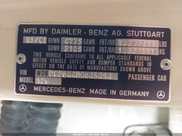1983 MERCEDES-BENZ 300 SD 9