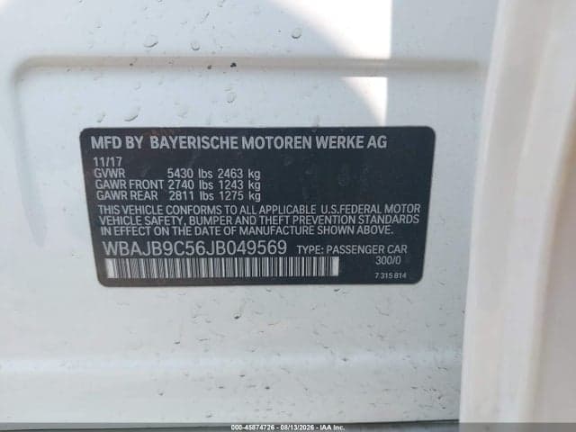 2018 BMW M550I XDRIVE 9