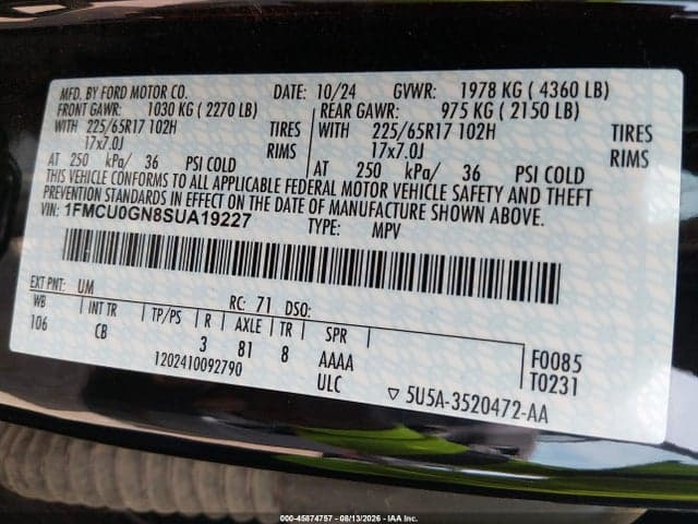 2025 FORD ESCAPE ACTIVE 9