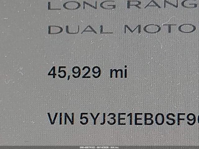 2025 TESLA MODEL 3 LONG RANGE ALL-WHEEL DRIVE 14