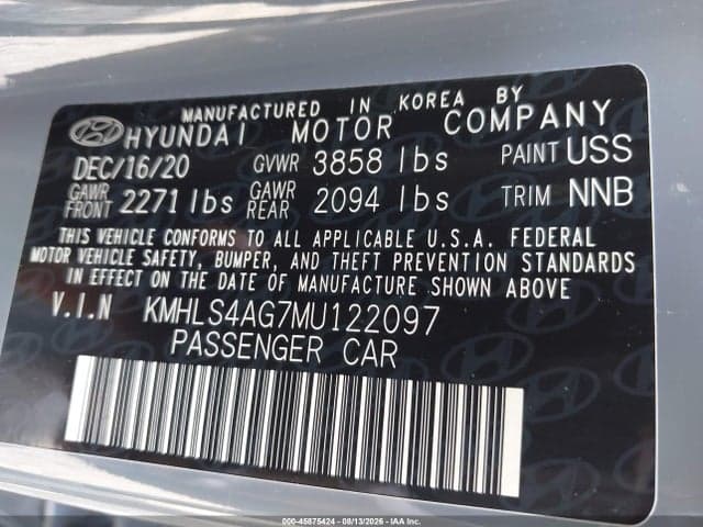 2021 HYUNDAI ELANTRA SEL 9