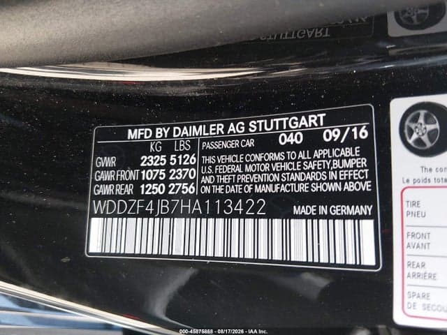 2017 MERCEDES-BENZ E 300 9