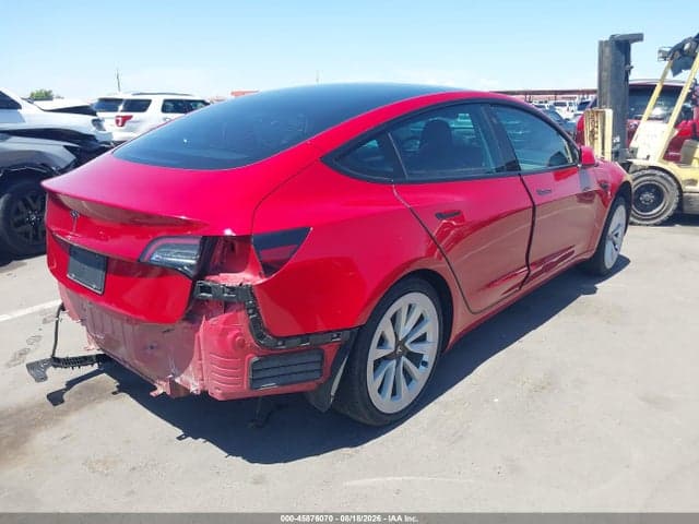 2022 TESLA MODEL 3 REAR-WHEEL DRIVE 4
