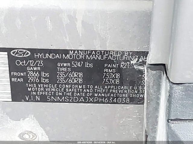 2023 HYUNDAI SANTA FE SEL 9