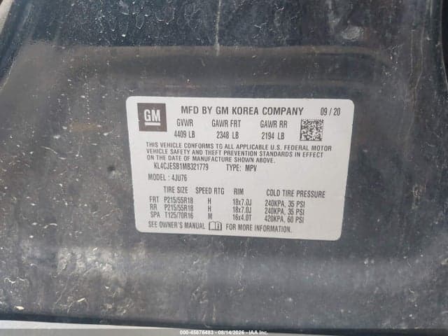 2021 BUICK ENCORE AWD PREFERRED 9