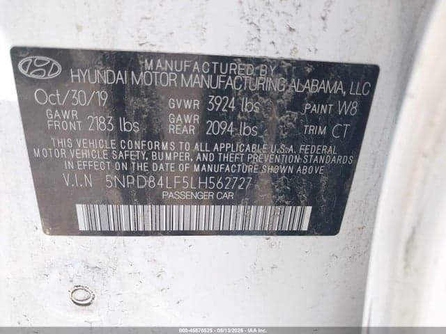 2020 HYUNDAI ELANTRA SEL 9