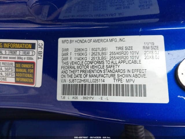2020 ACURA RDX A-SPEC PACKAGE 9