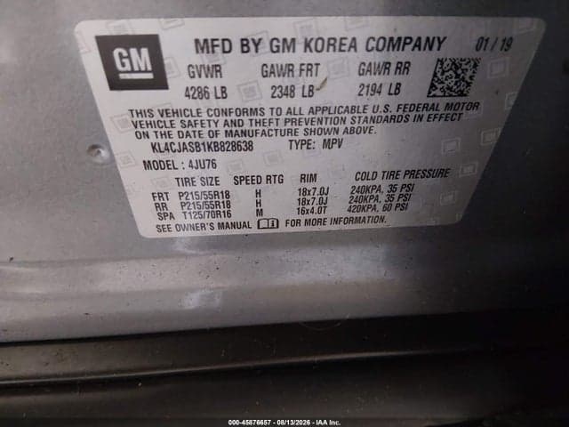 2019 BUICK ENCORE FWD PREFERRED 9