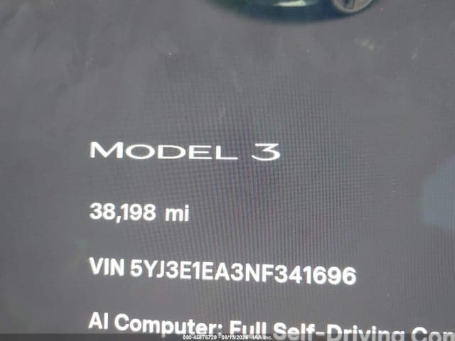 2022 TESLA MODEL 3 REAR-WHEEL DRIVE 15