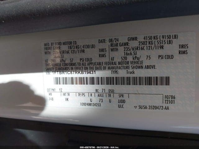 2024 FORD TRANSIT-250 6