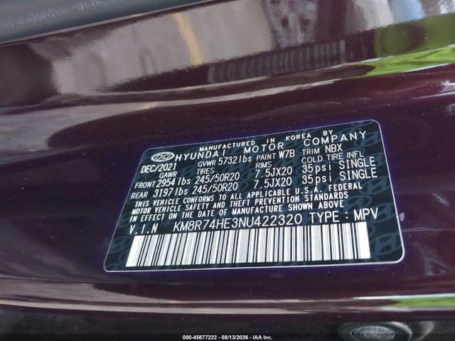 2022 HYUNDAI PALISADE CALLIGRAPHY 9