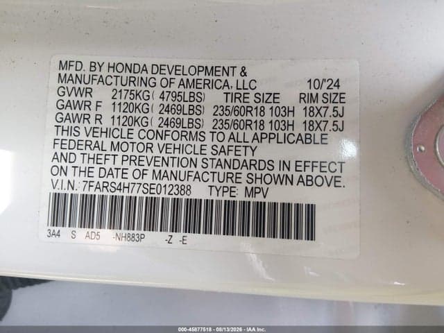 2025 HONDA CR-V EX-L AWD 9