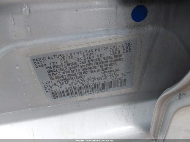 2020 NISSAN SENTRA SV XTRONIC CVT 9