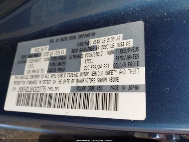 2017 MAZDA CX-5 TOURING 9