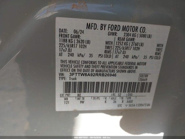 2024 FORD MAVERICK XL 9