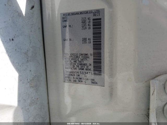 2023 NISSAN MAXIMA SR XTRONIC CVT 9