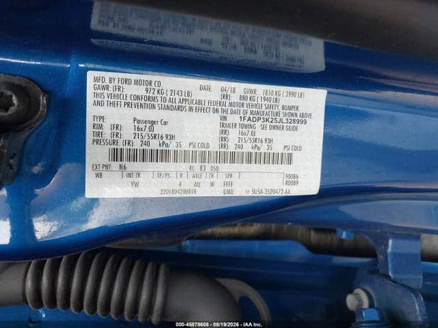 2018 FORD FOCUS SE 9