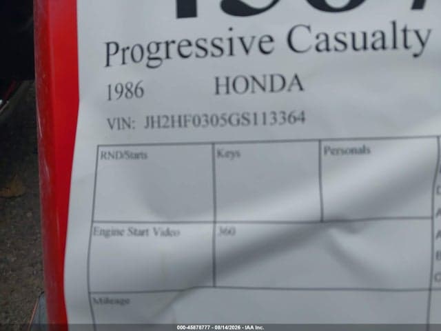 1986 HONDA CH80 10