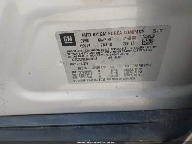 2018 BUICK ENCORE ESSENCE 9