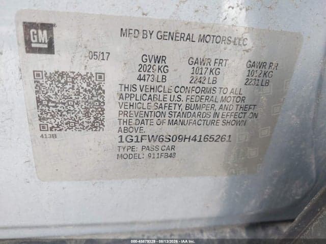 2017 CHEVROLET BOLT EV LT 9