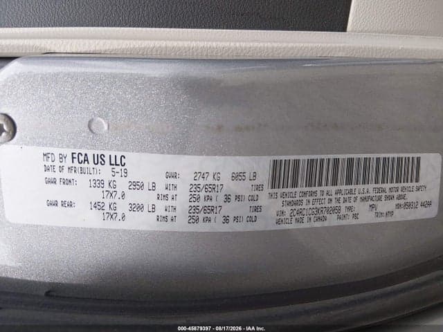2019 CHRYSLER PACIFICA LX 9