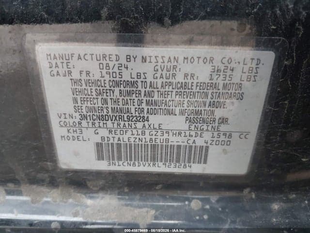 2024 NISSAN VERSA 1.6 S 9