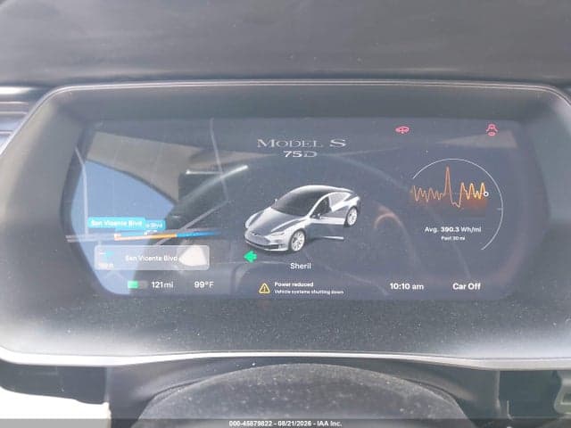 2018 TESLA MODEL S 100D/75D/P100D 7