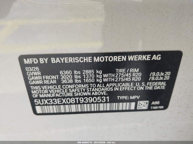 2026 BMW X6 XDRIVE40I 9