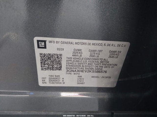 2019 CHEVROLET EQUINOX LS 9